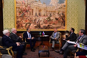 Reunião bilateral entre o Ministro dos Negócios Estrangeiros da Rússia, Sergey Lavrov, com o Ministro das Relações Exteriores do Brasil, Mauro Vieira