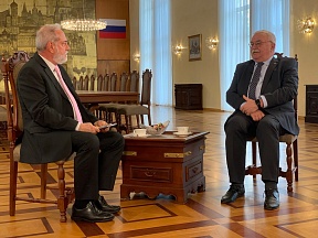 Entrevista do Alexei Labetskiy, Embaixador da Rússia no Brasil, para o programa “Direito sem Fronteiras”